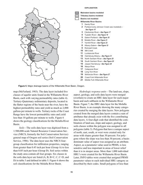 Precipitation-Runoff and Streamflow-Routing Models for the ...