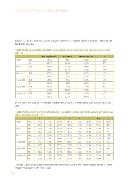 Technical Report - Donegal Traveller's Project