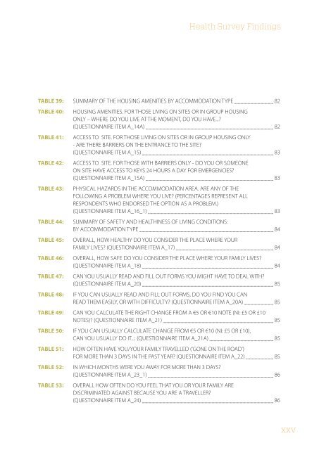 Technical Report - Donegal Traveller's Project