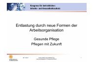 Entlastung durch neue Formen der Arbeitsorganisation - Lak-nds.net