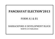 11. BKP-II FORM-A1 - North 24 Parganas