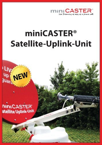 miniCASTER® Satellite-Uplink-Unit - VIDELCO
