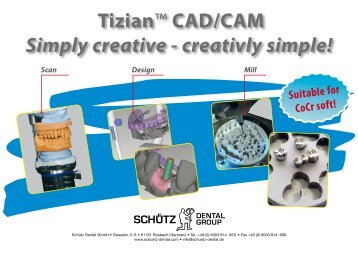 Tizian™ CAD/CAM Simply creative - Dental Tribune International