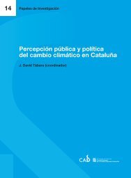 14 PercepciÃ³n pÃºblica y polÃ­tica del cambio climÃ¡tico en CataluÃ±a