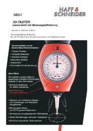 3D-Taster Prospekt deutsch Seite2 - Haff & Schneider GmbH & Co ...