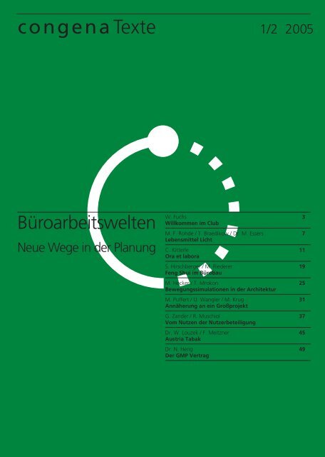 Besuchen Sie uns im Internet - congena Gmbh
