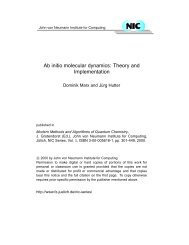Ab initio molecular dynamics: Theory and Implementation