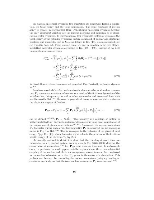 Ab initio molecular dynamics: Theory and Implementation