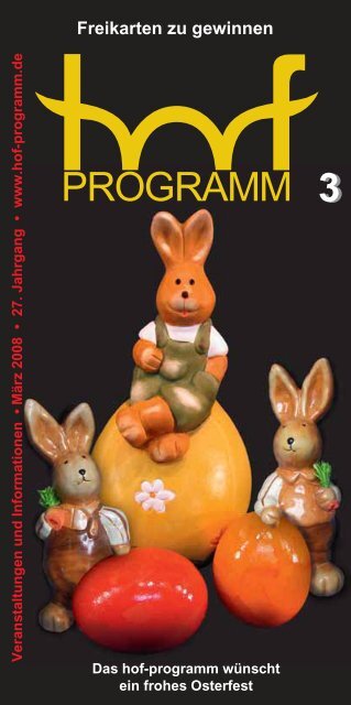 ostern - Hof Programm