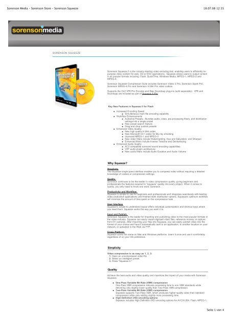 Sorenson Squeeze Download Mac Sorenson Squeeze Download Mac