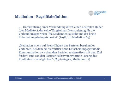 PP-Folien Mediation Theorie 1