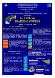 2nd FEFLOW TRAINING COURSE