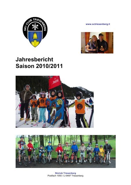 Jahresbericht 2010-2011 - Ski-Club Triesenberg