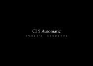 C15 Automatic - Christopher Ward