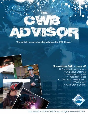 November 2011- Issue #2 - CWB Group