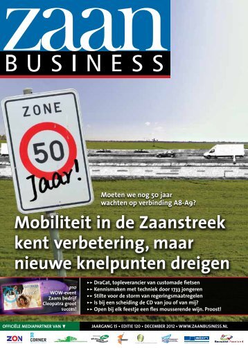 Mobiliteit in de Zaanstreek kent verbetering, maar ... - Zaanbusiness