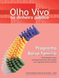 Cartilha Olho Vivo â Programa Bolsa FamÃ­lia - Prefeitura municipal ...