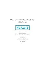 PLAXIS LIQUEFACTION MODEL UBC3D-PLM - Knowledge Base