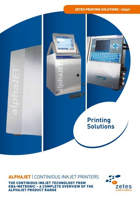 Printing Solutions - Zetes