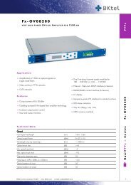 Fx-OV08200 - BKtel