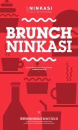 Le Ninkasi Gerland vous accueille tous les dimanches de 11 h 30 Ã  ...