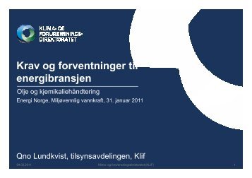 Klif - Energi Norge