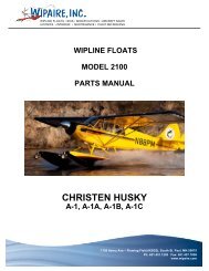 Model 2100 Parts Manual - Wipaire Inc.