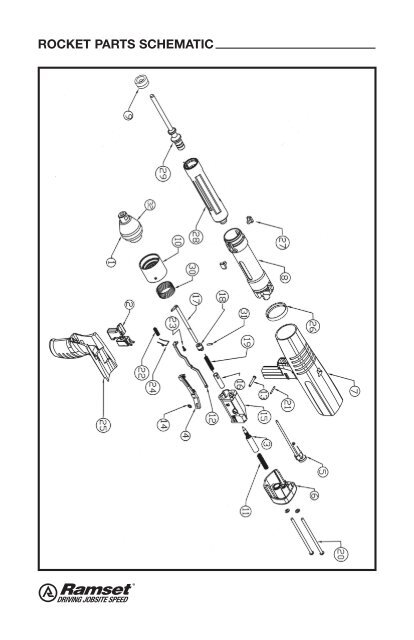 ROCKET PARTS SCHEMATIC - Ramset