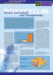 DOXYCYCLIN: Rascher und sicherer zum Therapieerfolg