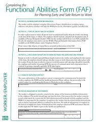 Guide to Completing the Functional Abilities Form - wsib