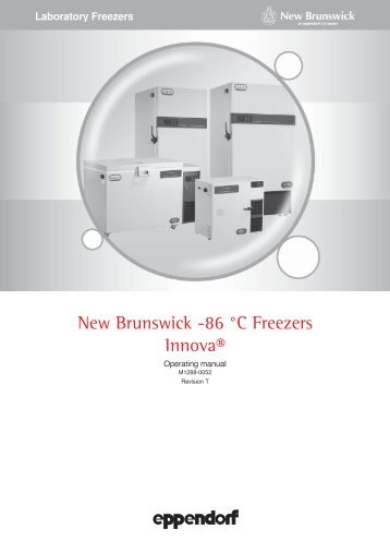 New Brunswick -86 Â°C Freezers InnovaÂ® - Eppendorf NA
