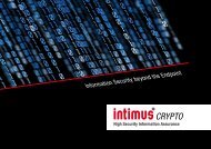 Information Security beyond the Endpoint - intimus