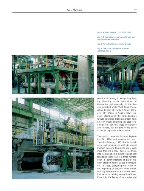 Paper Machinery Divisions - Voith