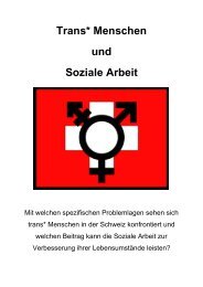 Trans* Menschen und Soziale Arbeit - Transgender Network ...