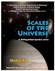 Media Kit - Astronomy - University of Michigan