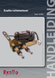 Handleiding Exalto wissermotor 255BS
