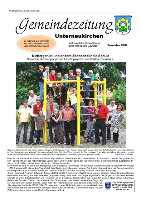 Musik- und Kulturverein Unterneukirchen eV - Gemeinde ...