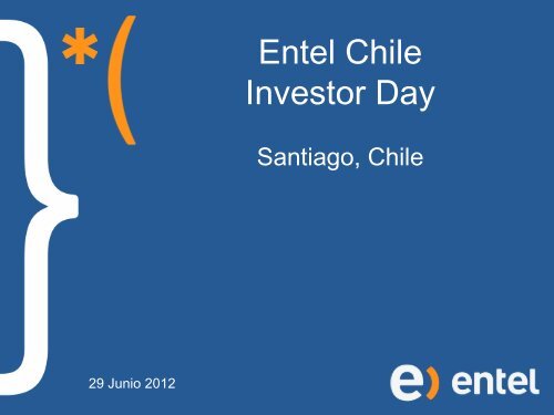 Presentación template - Entel