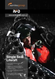 Single Seat Liferaft - Aviation and Survival Support