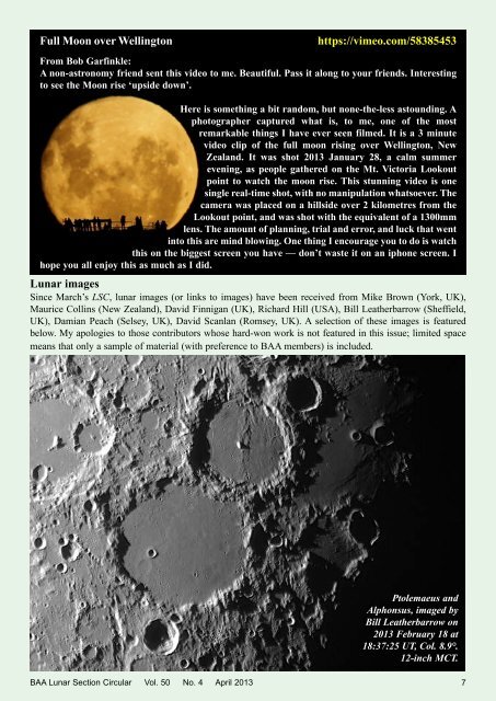 Vol 50, No 4, April 2013 - BAA Lunar Section