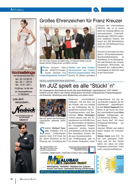 Bau-Journal - Wolfsberger Zeitung