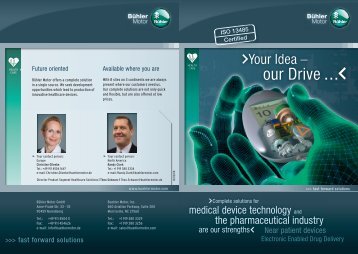 Flyer Healthcare - Bühler Motor