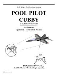 POOL PILOT CUBBY - Rick English - Swimming Pool Consultant