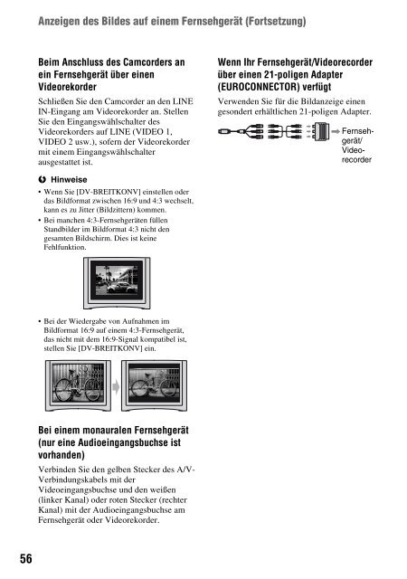 Menü - Video Data