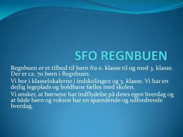 Om Regnbuen - SkoleIntra