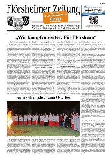 „Wir kämpfen weiter: Für Flörsheim“