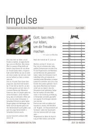 Impulse April - Vinzenz von Paul gGMBH