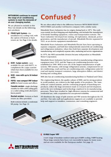 Confused ? - Mitsubishi Heavy Industries Ltd.