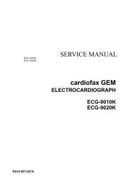 ECG-9010K and ECG-9020K