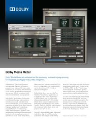 Dolby Media Meter